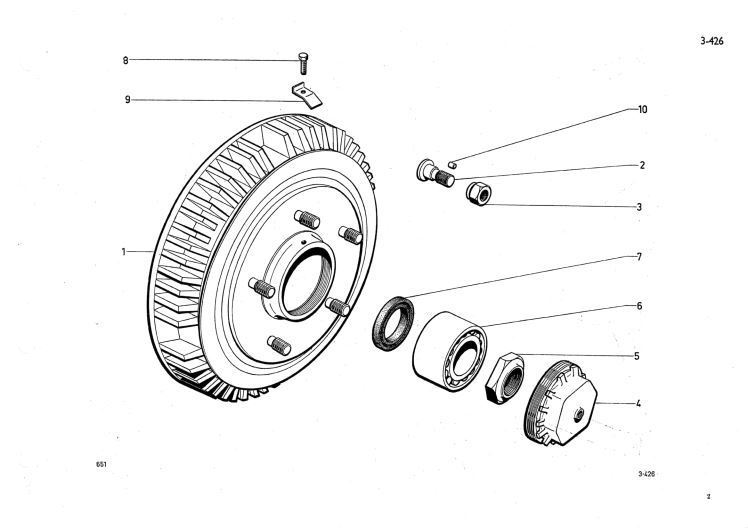 ACHTERTROMMEL + WIELLAGERS